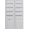 PVC Bifold Louver over Panel Single