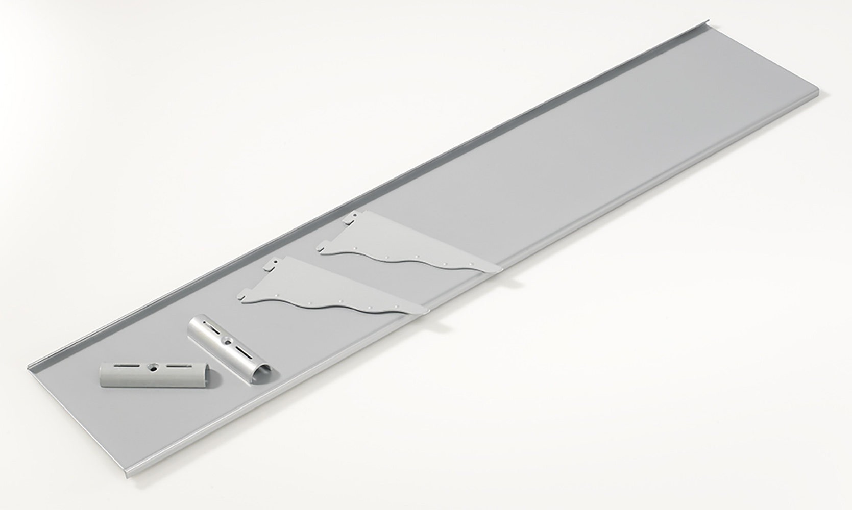 Puzzle Metal 7x36 Shelf Kit with Wave Brackets - Image 4