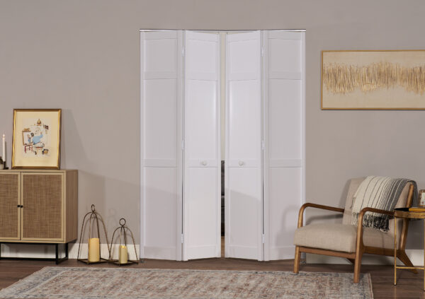 Seabrooke Shaker Style Vinyl Bifold Door - Image 17