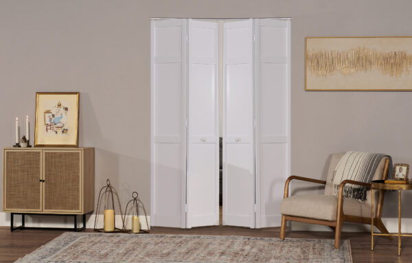 Seabrooke Shaker Style Vinyl Bifold Door - Image 2