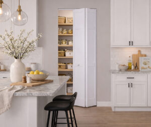 Seabrooke Shaker Style Vinyl Bifold Door