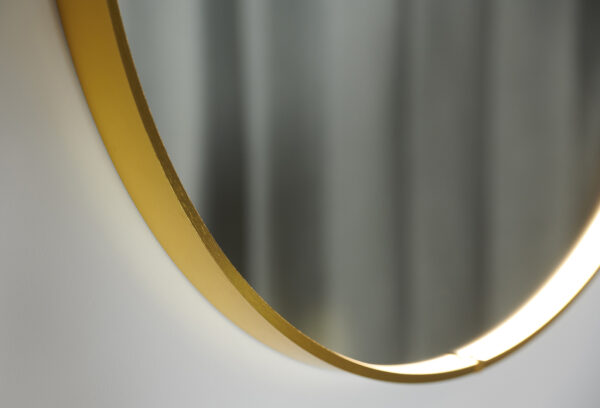 Solstice LED Wall Mirror- Gold - Image 3