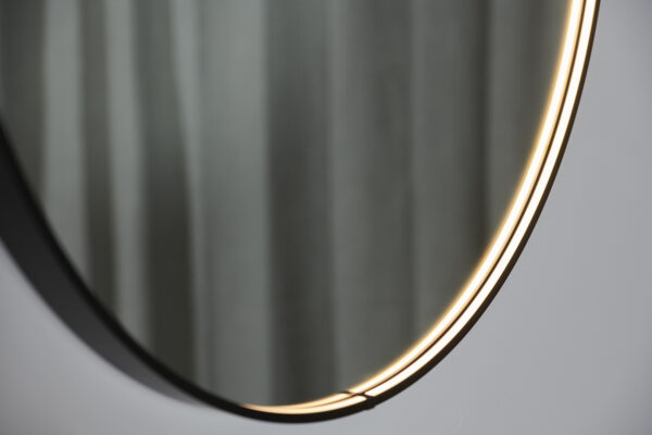 Solstice LED Wall Mirror- Black - Image 5