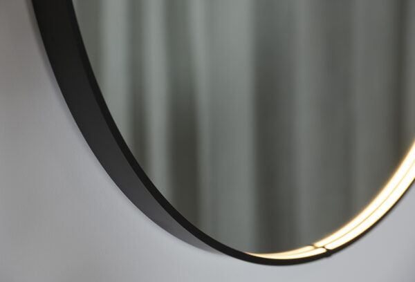 Solstice LED Wall Mirror- Black - Image 3