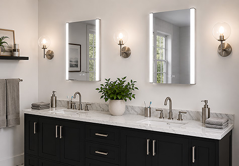 LED Mirror Cabinets