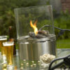 Stainless Steel Table Top Fireplace - Image 2