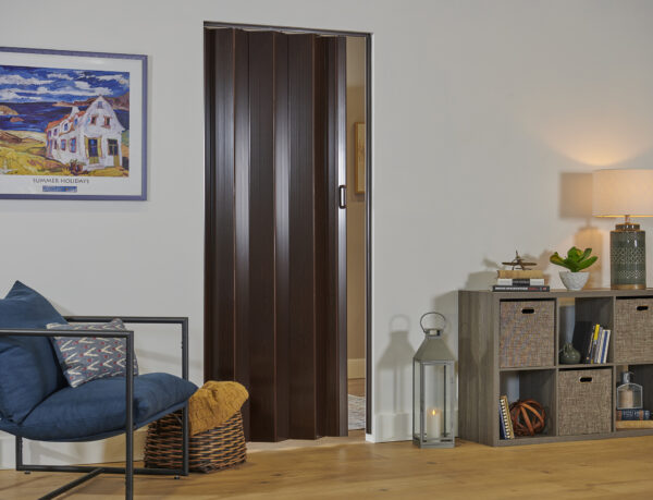 Riverside 36x80 Vinyl Folding door- Roasted Coffee
