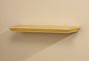 Villages Straight Wood Wall Shelf