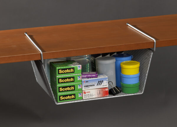 Under Shelf Mesh Wire Basket - Image 4