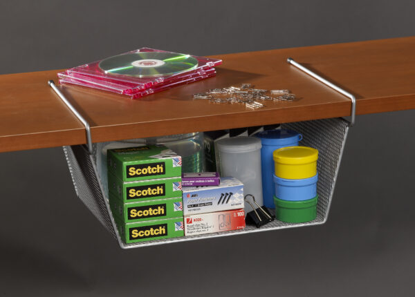 Under Shelf Mesh Wire Basket - Image 2