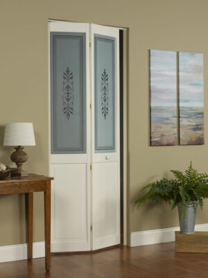 Lace Glass Bifold Door