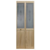 Lace Glass Bifold Door - Unfinished