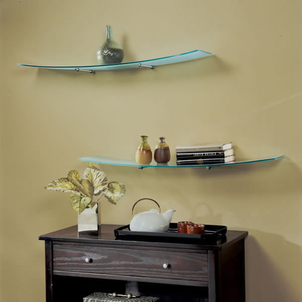 Crescent Glass Shelf - Image 2
