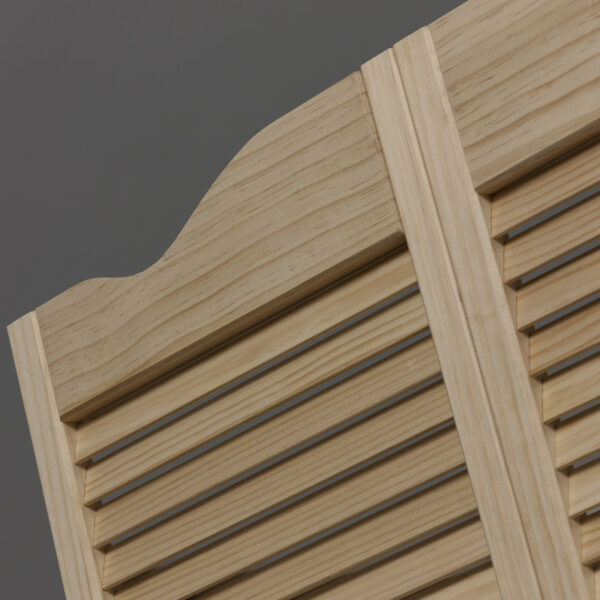 Dixieland Café Door Louvered - Image 2