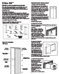 Elite Folding Door 80" Installation Instructions