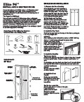 Elite Folding Door 96" Installation Instructions