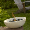 Grey Sandstone Outdoor Tabletop Firebowl
