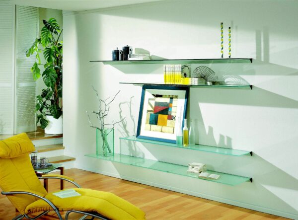 Glacier Modern Glass Shelf - Image 3