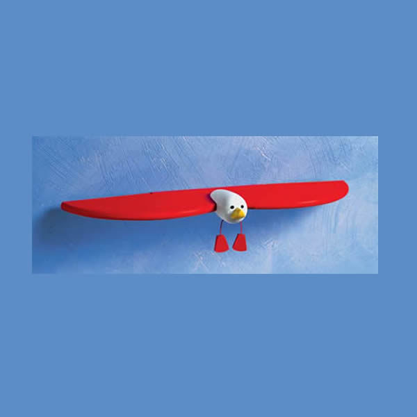 Kinder Touch Seagull with Red Wing Shelf