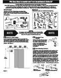 Millbrooke PVC Barn Door Assembly and Track Installation G Style 36"