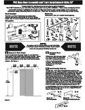 Millbrooke PVC Barn Door Assembly and Track Installation H Style 36"