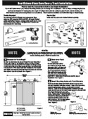 New Visions Glass Door Installation Instructions