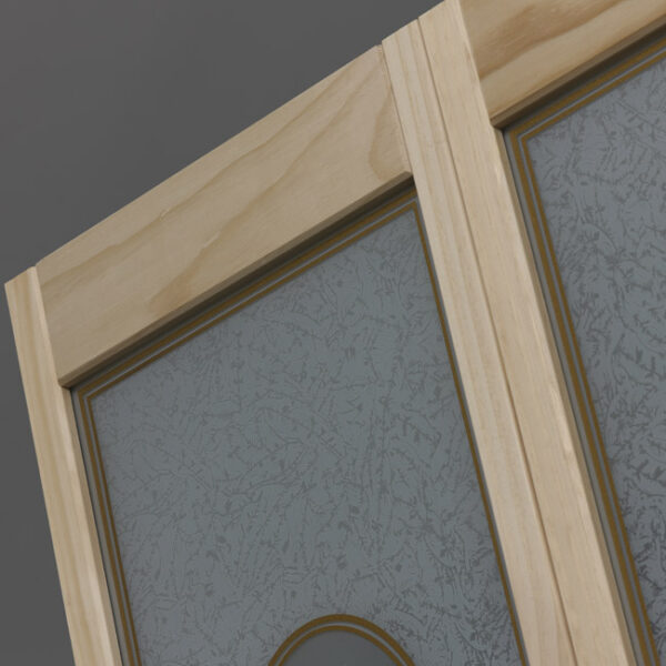 Victorian Glass Bifold Door - Detail